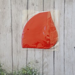 Mascarilla rojo lisa  seda homologada higiénica reutilizable