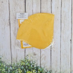 Mascarilla dorado lisa  seda homologada higiénica reutilizable